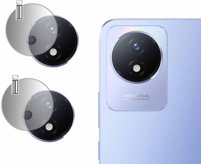 SCREENPROTECTOR Back Camera Lens Glass Protector for Vivo Y02 MOBILE CAMERA(Pack of: 2)