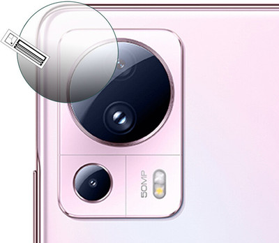 HIRDESH Back Camera Lens Glass Protector for Xiaomi 13 Lite(Pack of: 1)