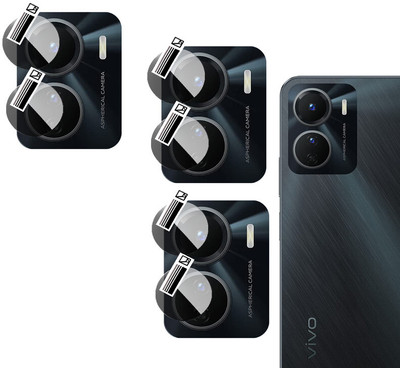 EZGER Back Camera Lens Glass Protector for Vivo Y16(Pack of: 3)