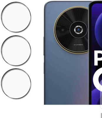 KHWABEEDA Back Camera Lens Glass Protector for POCO C61 CAMERA LENS (PACK OF 3)(Pack of: 3)
