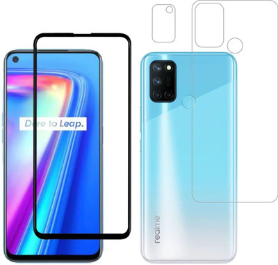Vatsin Front & Back Camera Lens Glass Protector for Realme 7i, Front and Back Tempered Glass Combo for Realme 7i(Pack of: 3)
