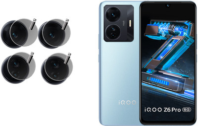 HIDEOUS Back Camera Lens Glass Protector for iQOO Z6 Pro 5G(Pack of: 2)