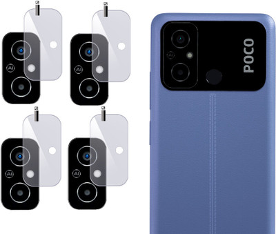 Ezger Back Camera Lens Glass Protector for POCO C55(Pack of: 4)