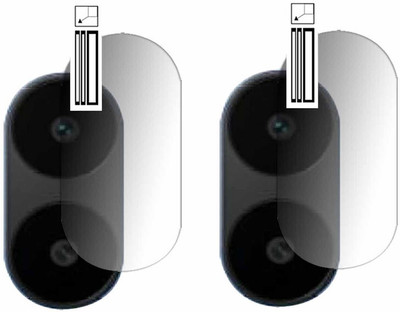 YCHROZE Back Camera Lens Glass Protector for POCO C50(Pack of: 2)