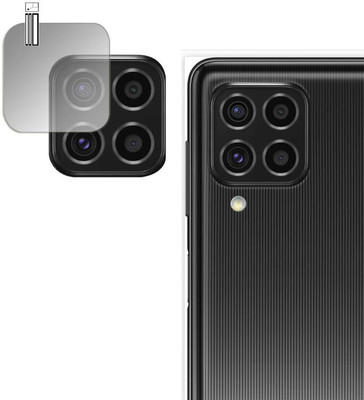 DOUMOF Back Camera Lens Glass Protector for SAMSUNG GALAXY F62 MOBILE(Pack of: 1)