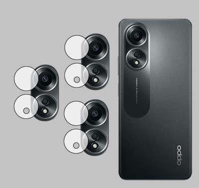 EJZATEX Back Camera Lens Glass Protector for OPPO A58, CAMERA LENS(Pack of: 3)