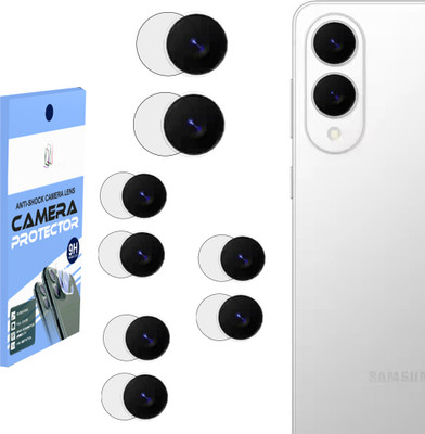 BERRIES Back Camera Lens Glass Protector for Samsung Galaxy S25 Edge, [Unbreakable Polycarbonate Material](Pack of: 4)