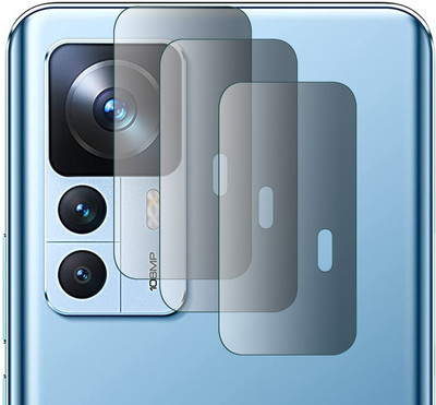 YCHROZE Back Camera Lens Glass Protector for Xiaomi 12T CAMERA LENS(Pack of: 3)