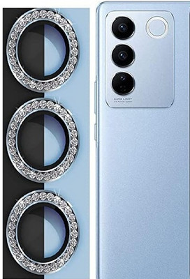 ITIANS Back Camera Lens Ring Guard Protector for Vivo V27 Pro Camera Lens Protector Stone Ring(Pack of: 1)