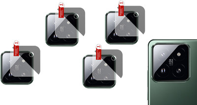 Hideous Back Camera Lens Glass Protector for xiaomi 14(Pack of: 4)