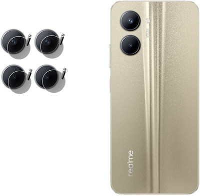 DAFFIN Back Camera Lens Glass Protector for realme C33(Pack of: 2)
