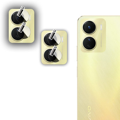 HIDEOUS Back Camera Lens Glass Protector for Vivo Y16(Pack of: 2)