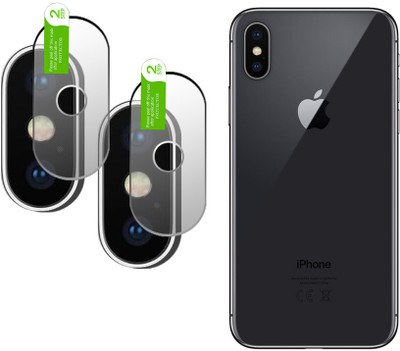 DAFFIN Back Camera Lens Glass Protector for iphone x(Pack of: 2)