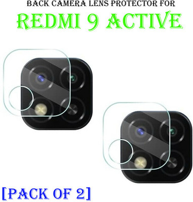 HIRDESH Back Camera Lens Glass Protector for Redmi 9 Active(Pack of: 2)