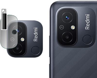 DOUMOF Back Camera Lens Glass Protector for Redmi 12C BACK CAMERA(Pack of: 1)