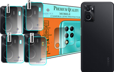 HIDEOUS Back Camera Lens Glass Protector for OPPO A76(Pack of: 4)