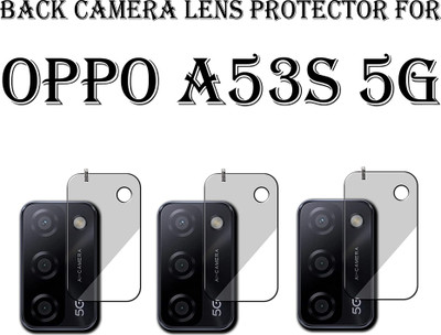 ejzatex Back Camera Lens Glass Protector for OPPO A53s 5G(Pack of: 3)