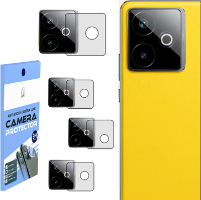 SCREENIX Back Camera Lens Glass Protector for REALME GT 7T 5G, [Flexible Unbreakable Polycarbonate Material](Pack of: 4)