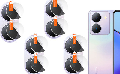 DAFFIN Back Camera Lens Glass Protector for vivo Y27 5G(Pack of: 4)