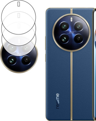 EJZATI Back Camera Lens Glass Protector for REALME 12 PRO 5G, BACK CAMERA LENS PROTECTOR(Pack of: 3)