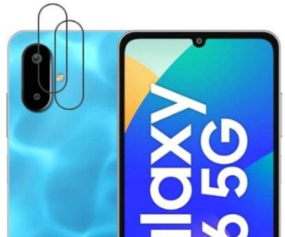 DOWRVIN Back Camera Lens Glass Protector for SAMSUNG GALAXY F06 5G CAMERA LENS (P-2)(Pack of: 2)
