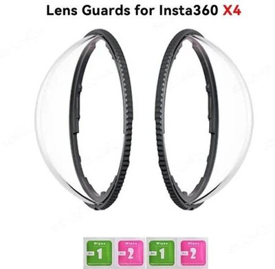 TECHGEAR Back Camera Lens Glass Protector for Lens Guard Hd For Insta360 X4 Camera Lens Protector(Pack of: 1)