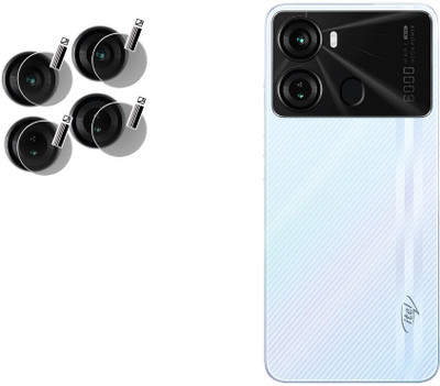 DAFFIN Back Camera Lens Glass Protector for Itel P40(Pack of: 2)