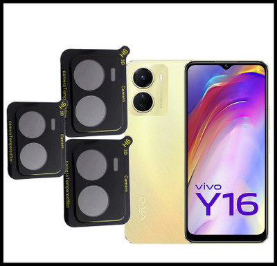 HIRDESH Back Camera Lens Glass Protector for Vivo Y16(Pack of: 3)