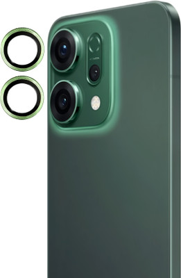 SCRENZO Back Camera Lens Ring Guard Protector for OPPO Reno 14 5G, Green Camera Ring For OPPO Reno 14 [ Easy Installation](Pack of: 1)