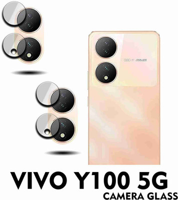 DASIANA Back Camera Lens Glass Protector for VIVO Y100 5G CAMERA GLASS(Pack of: 2)