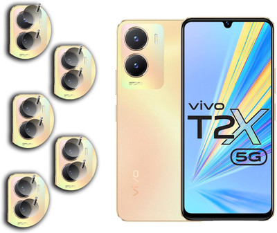 EZGER Back Camera Lens Glass Protector for vivo T2x 5G(Pack of: 5)