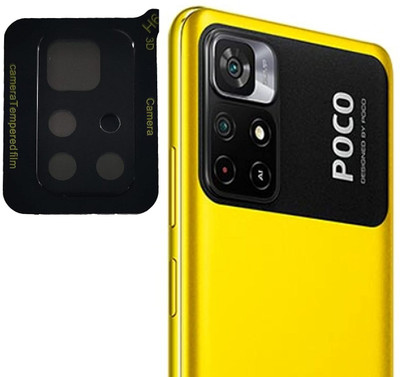 AMEYAA Camera Lens Protector for Poco M4 Pro 5G [Full Coverage 360 Degree protection Tempered Glass(Pack of 1)