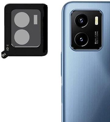 YAFILO Back Camera Lens Glass Protector for vivo Y15s Anti-Scratch / Tempered Glass [Easy Installation] Black(Pack of: 1)