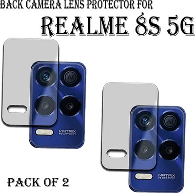 ejzatex Back Camera Lens Glass Protector for REALME 8S 5G(Pack of: 2)