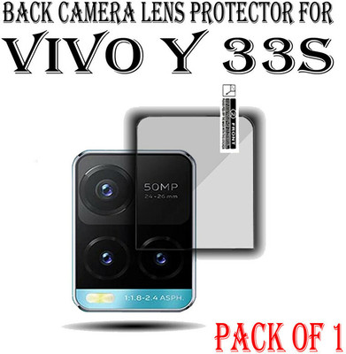 HIRDESH Back Camera Lens Glass Protector for Vivo Y33S(Pack of: 1)