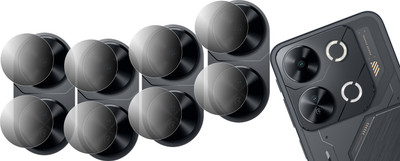 DAFFIN Back Camera Lens Glass Protector for itel P65(Pack of: 4)