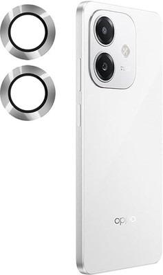 KHR Back Camera Lens Ring Guard Protector, Camera Lens Glass Protector for Oppo A3X 4G Alloy Ring, Edge to Edge Coverage and Easy Installation(Pack of: 2)