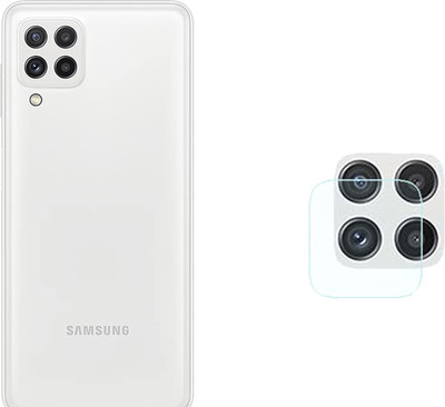 EJZATEX Back Camera Lens Glass Protector for SAMSUNG GALAXY A22, BACK CAMERA LENS(Pack of: 1)