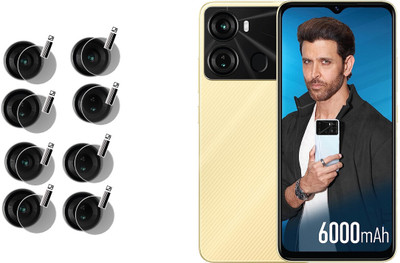 EZGER Back Camera Lens Glass Protector for Itel P40(Pack of: 4)