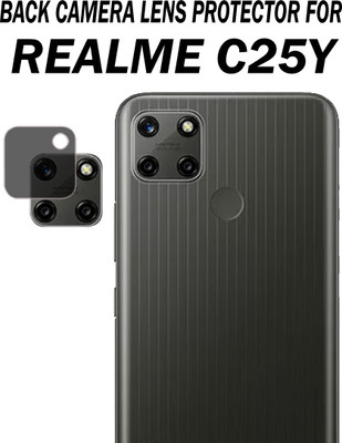 ejzatex Back Camera Lens Glass Protector for REALME C25Y(Pack of: 1)