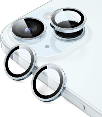 MS-Shield Back Camera Lens Ring Guard Protector for Apple iPhone 15, Blue(Pack of: 1)