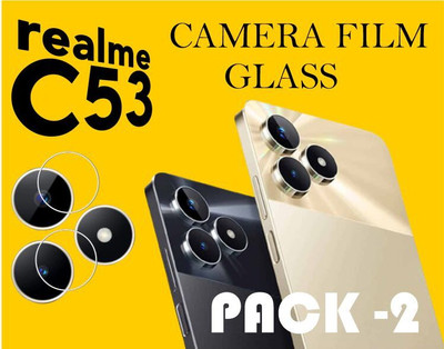 OLONGA Back Camera Lens Glass Protector for REALME C53 SERIES(Pack of: 2)