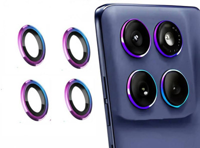 Radhya Back Camera Lens Ring Guard Protector for Motorola Edge 60 Fusion 5G multicolor camera ring - HD Clear, Scratch Resistant(Pack of: 1)