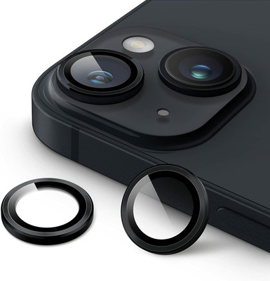 AEkert Back Camera Lens Glass Protector for iPhone 14 (Midnight)(Pack of: 1)