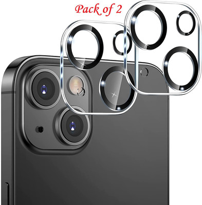 mFoniscie Back Camera Lens Glass Protector for Apple iPhone 14, Apple iPhone 14 Plus(Pack of: 2)