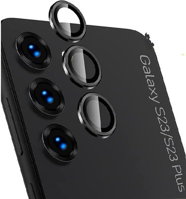 VIGHNAD Back Camera Lens Glass Protector for Samsung Galaxy S23, Samsung S23 Plus, Samsung S23, Samsung Galaxy S23 Plus Black(Pack of: 1)