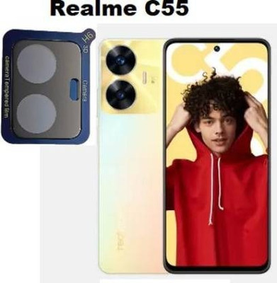 DSCASE Back Camera Lens Glass Protector for Realme C55, Realme Narzo N55(Pack of: 1)