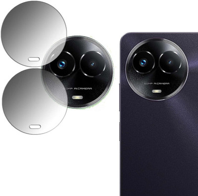 DOUMOF Back Camera Lens Glass Protector for Realme Narzo 60x 5g LENS(Pack of: 2)