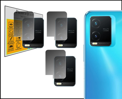 Ychroze Back Camera Lens Glass Protector for Vivo T1X(Pack of: 3)