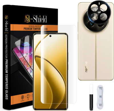 MS-Shield Back Camera Lens Glass Protector for Realme 12 Pro Plus 5G, with 3D Curved Full Screen Coverage Tempered Glass(Pack of: 1)